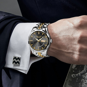 Pindu Đồng hồ cơ tự động cổ điển sang trọng cho nam Đồng hồ đeo tay bằng thép không gỉ Vòng đeo tay bằng thép vonfram bezel Diver da - Product Image 5