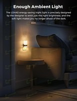 LOHAS Veilleuse acrylique dorée Applique murale moderne de luxe Éclairage de nuit LED Lampe de lit à intensité variable Veilleuse pour chambre d'enfant