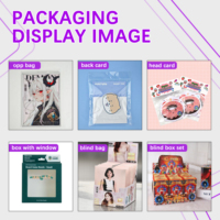 Pikakey Porte-Clé Acrylique Personnalisé Imprimé Double Face Breloques Holographiques Finition Brillante Porte-Clé Époxy Anime Produits Dérivés Anime