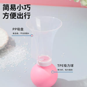 เครื่องปั๊มนมแบบแมนนวลแบบเรียบง่ายชนิดเรียว โพลีโพรพิลีนปลอดสารบีพีเอ สำหรับใช้ในบ้าน แบบพกพา ดีไซน์สายเดี่ยว สีฟ้า - Product Image 3