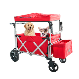 <span class=keywords><strong>Carrito</strong></span> de jardín plegable con dosel, <span class=keywords><strong>carrito</strong></span> de deporte al aire libre para bebé, carro plegable para jardín - Product Image 2