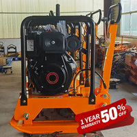 Usine 6.5hp essence plaque inviolable compacteur 6.5hp sol vibrant route compacteur plaque compacteur