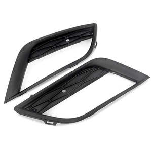 Marco de luz antiniebla para asiento, rejilla de parachoques delantero, izquierda y derecha, pieza de repuesto de ABS negro D171 - Product Image 2