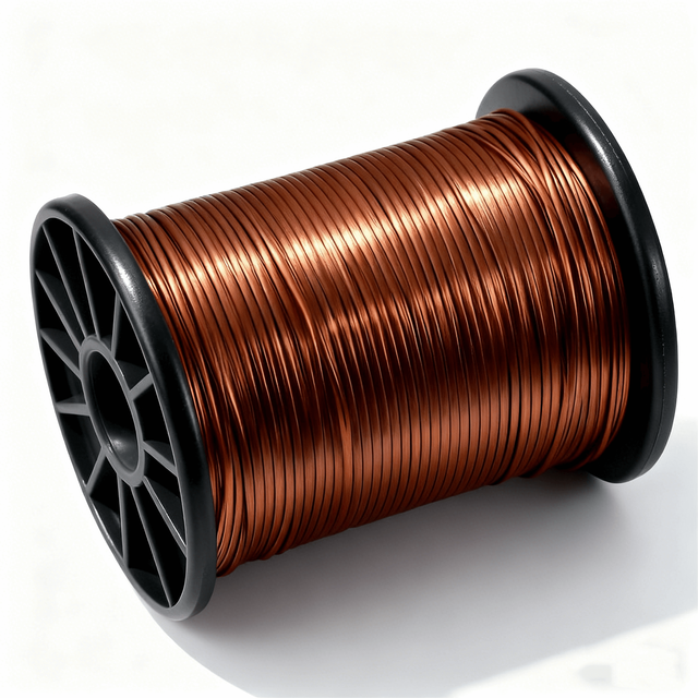 ROHS Compliant Enameled Copper Clad Aluminum Magnet Winding Wire for Industrial Auto Voice Coils High Frequency Transformer