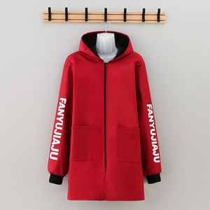 Fanyujiaju Fleece Lined <b>Waterproof</b> Winter Work <b>Jacket</b> Long Sleeve Hooded Warm Outdoor Men's Coat Solid Color Anti Stain - Product Image 3