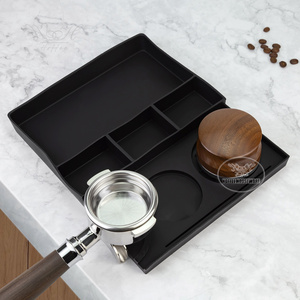 Tappetino Antiscivolo Personalizzato per Stazione di Pressatura, Tappeto Antiscivolo per Barista, Tappetino <span class=keywords><strong>in</strong></span> Gomma Siliconica per Pressare il Caffè Espresso - Product Image 2
