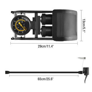 Bomba de Aire para Bicicleta de Alta Presión con Pedal, Cilindro Simple o Doble, <span class=keywords><strong>Inflador</strong></span> de Neumáticos para Coche, <span class=keywords><strong>Mini</strong></span> Bomba para Bicicleta de Montaña, Carretera y Patinete <span class=keywords><strong>Xiaomi</strong></span> - Product Image 6