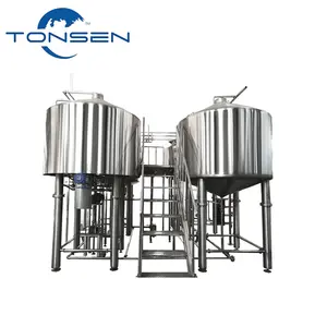 Casa máquina de fazer cerveja 100L 200L 300L 500L 1000L automática tomada de cerveja equipamentos cervejaria turnkey
