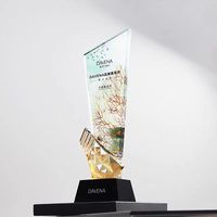 Trophées cristal personnalisés, nouveau style