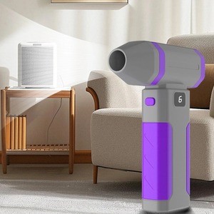 Nouveau ventilateur portatif ultra-rapide 160 000 tr/min, souffleur turbo-jet puissant avec éclairage LED, pour camping extérieur et dépoussiérage, moteur sans balais - Product Image 1