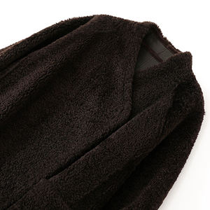 <span class=keywords><strong>Abrigo</strong></span> de Lana de Oveja con Pelo Integrado, Estilo Nuevo de Invierno 594, Reversible, de Lana Rizada, <span class=keywords><strong>Largo</strong></span>, Raglán, para <span class=keywords><strong>Mujer</strong></span> - Product Image 6