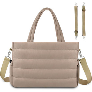 <span class=keywords><strong>Bolsas</strong></span> de lona acolchadas impermeables de gran tamaño con logotipo personalizado, bolsa de viaje <span class=keywords><strong>para</strong></span> mamá, almacenamiento de pañales <span class=keywords><strong>para</strong></span> bebés - Product Image 1