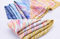 Fil fantaisie en chanvre glacé teint en masse de haute qualité, à torsion élevée et double torsion, pour le tricot et le crochet de pulls d'été (vente en gros)