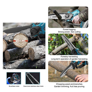 <span class=keywords><strong>Tronçonneuse</strong></span> portative sans fil <span class=keywords><strong>Makita</strong></span> 6 pouces <span class=keywords><strong>à</strong></span> moteur brushless pour l'abattage du bois et l'élagage de jardin - Garantie 3 ans - Product Image 5