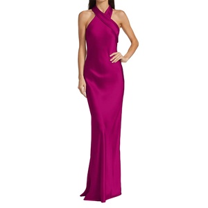 <span class=keywords><strong>Vestido</strong></span> <span class=keywords><strong>de</strong></span> noche Sexy <span class=keywords><strong>de</strong></span> lujo con cuello Halter, trajes <span class=keywords><strong>de</strong></span> <span class=keywords><strong>novia</strong></span> sin mangas elegantes <span class=keywords><strong>de</strong></span> seda satinada <span class=keywords><strong>para</strong></span> invitados <span class=keywords><strong>de</strong></span> boda y fiesta en la <span class=keywords><strong>playa</strong></span>, novedad <span class=keywords><strong>de</strong></span> <span class=keywords><strong>2021</strong></span> - Product Image 1