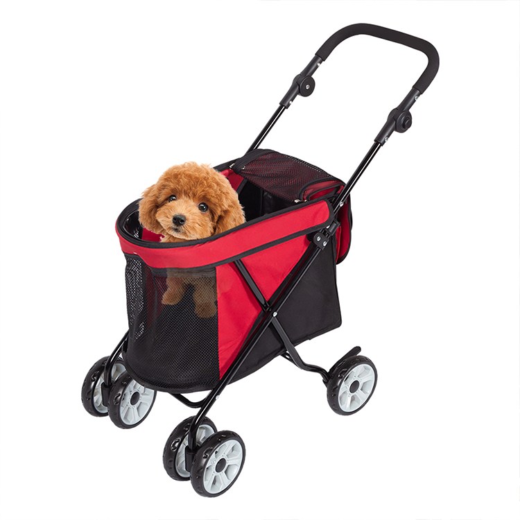 Luxury Folding Pet Stroller - Perfect for Outdoor & Travel