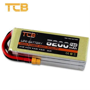Baterai Lipo TCB RC 3s 4s 22.2v 5200mah 6S 75C Paket Baterai Lithium Ion Langsung dari Pabrik untuk Mobil dan Pesawat RC - Product Image 2