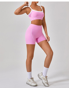 <span class=keywords><strong>Reggiseno</strong></span> Sportivo da Donna con Bordo Bianco, Antiurto, Alta Resistenza, <span class=keywords><strong>Spalline</strong></span> <span class=keywords><strong>Sottili</strong></span>, per Yoga - Product Image 5