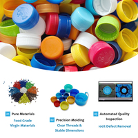 Meilleures ventes - Bouchon à visser PCO 3025 de 30 mm, résistant à la chaleur, durable, de qualité alimentaire, coloré, pour le bouchage et l'étanchéité des bouteilles d'eau