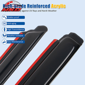 Viseras para Ventanas de Ford F-150 Cabina Estándar 15-25, Protección Contra Lluvia y Sol - Product Image 4