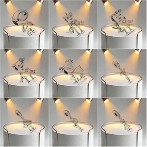 Colgante Unisex DIY <span class=keywords><strong>de</strong></span> Plata S925 con Logo, Diseño <span class=keywords><strong>de</strong></span> Robot Niño (Versión Bobafett) con Cuentas <span class=keywords><strong>de</strong></span> Zirconia Dorada en Forma <span class=keywords><strong>de</strong></span> Corazón, Venta al por Mayor <span class=keywords><strong>de</strong></span> Alta Calidad - Product Image 5
