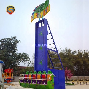 Parque de Atracciones de temática para niños, parque de juegos eléctrico al aire libre, topes de salto de rana, mini torre de gota de cielo - Product Image 1