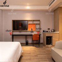 Meubles d'hôtel de luxe modernes pour chambres d'hôtes 3, 4 et 5 étoiles, suites, meubles sur mesure, ensembles complets de meubles de chambre d'hôtel