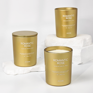 Velas aromáticas de soja natural pura de alta calidad, estilo lujo dorado, con tapa metálica y logotipo personalizado para decoración del hogar. - Product Image 3