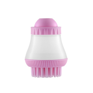 Pet <b>Silicone</b> Bath Brush For Dogs Small Medium Size TPR Material Handheld Cleaning <b>Tool</b> - Product Image 3