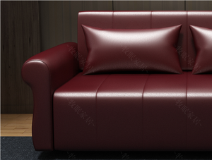 Divano Letto Pieghevole con Struttura in Legno Stile Moderno - Product Image 5