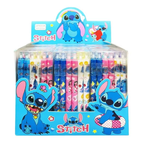 Stylos Gel Disney Stitch Lot de 12, Nouveaux Stylos Pression Dessin Animé, Encre Noire 0.5mm, Stylo Mignon de Signature, Papeterie Cadeau Étudiant - Product Image 4