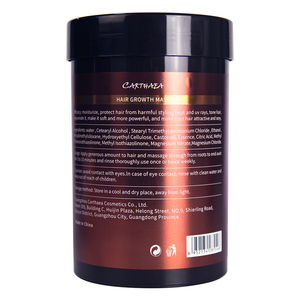 Masque capillaire à l'huile de ricin Carthaea 1000ml Soin profond du cuir chevelu Cheveux lisses Tous types de cheveux - Product Image 3