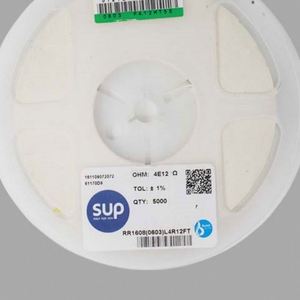 Manufacturer Direct RR1608 0603L4R12FT 0603 1608 Resistors Chip Resistors SMD Resistors 4.12ohm 1% 1/10W <b>Thick</b> Film Resistor - Product Image 1