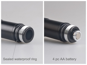Projecteur de chasse à lumière LED, produit d'origine thaïlandaise, faisceau haut de gamme très <span class=keywords><strong>longue</strong></span> Distance <span class=keywords><strong>1</strong></span> <span class=keywords><strong>KM</strong></span>, <span class=keywords><strong>torche</strong></span> 4 x AA, <span class=keywords><strong>1</strong></span> pièce - Product Image 4