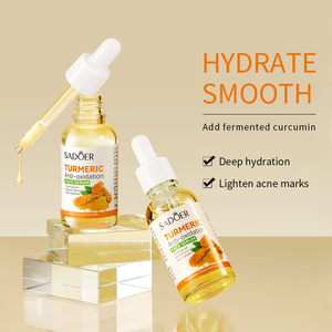 For New Arrival Organic Deep Hydrating Prevent Acne Moisturizing OEM ODM Smooth Brightening Face Anti Oxidant <b>Turmeric</b> <b>Serum</b> - Product Image 3