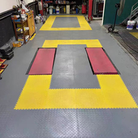 Baldosas Modulares de PVC de 5 mm para Piso de Garaje, Antideslizantes, Resistentes al Desgaste, Impermeables, con Sistema de Clic, Modernas, para Interiores, Lavaderos de Autos, Centros Comerciales y Parques
