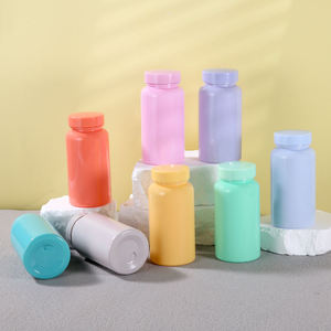 Tùy Chỉnh Giá Rẻ <span class=keywords><strong>Pet</strong></span> Viên Nang Container 150Ml Màu Đỏ Màu Hồng Rỗng Bổ Sung Vitamin Viên Nang Thuốc Chai Nhựa Cho Bao Bì - Product Image 3