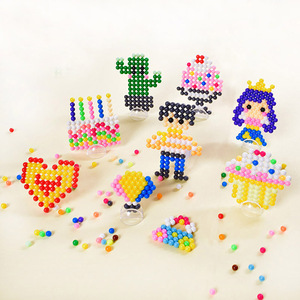 ชุดลูกปัด5มม. 24สีไม่มีความร้อน, ชุดลูกปัดสำหรับเติมความคิดสร้างสรรค์ทำมือสำหรับเด็ก - Product Image 3