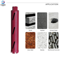 Arix-Foret à noyau diamanté pour blocs de briques en béton avec filetage, mèches de maçonnerie soudées de 5mm, 6mm, 8mm de diamètre