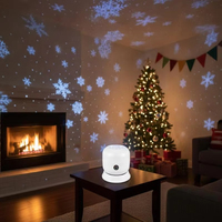 Projecteur LED Ciel Étoilé Océanique 360° °   Lampe de nuit dynamique rotative à branchement USB pour chambre d'enfant, compagnon de sommeil