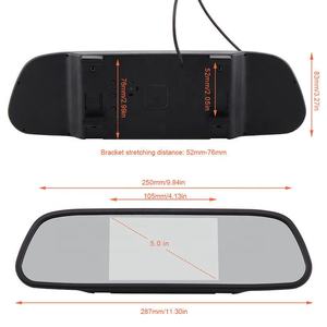 Iposter Auto Truck 5in 2ch Touchscreen <span class=keywords><strong>2</strong></span> Av Ingang Auto Achteruitkijkspiegel Monitor - Product Image 3