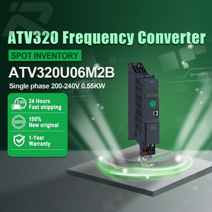 Nuevo convertidor de frecuencia original ATV320U06M2B, serie ATV320, tipo libro, monofásico, 200-240V, 0.55KW. - Product Image 1