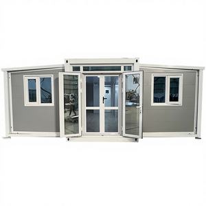 Casa Contenedor Prefabricada de Acero, Expandible, Plegable, Móvil, Modular, con Panel Solar, Diseño Contemporáneo, Apartamento, Dormitorio - Product Image 1