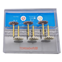 Kit de Fresas Universales para Pulido Dental STRONGDRILL, Acero Inoxidable, Grano 3000/1000, No Requiere Compuesto de Pulido, Acabado Espejo