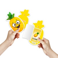 Cartes à gratter à thème fruitier avec impression numérique unique et design primé, en papier offset et carton