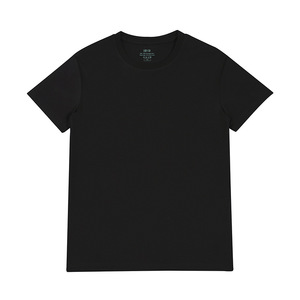 เสื้อยืดคอกลมแขนสั้นผู้ชายผ้าฝ้ายเนื้อนุ่มระบายอากาศดีสีขาวล้วนทรงหลวมสไตล์ลำลองพิมพ์โลโก้ตามสั่งคุณภาพสูง - Product Image 2
