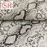 Tissu en cuir PU imprimé imitation léopard, respirant et doux, pour sacs, chaussures, revêtements de canapé ou sacs à main