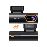 Caméra embarquée TFT 4G SIM OEM/ODM avec double objectif 2K+1080P, surveillance de stationnement, navigation GPS/Beidou, contrôle par application, garantie 1 an