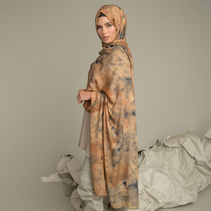 High Quality Custom Printed Women's Fashionable <b>Modal</b> Color Blocking Long Multifunction Shawl Wholesale Traditional Scarves for - Product Image 2