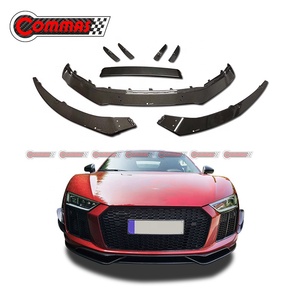 Lèvre avant de style Capristo de pare-chocs avant en Fiber de carbone de haute qualité pour <span class=keywords><strong>Audi</strong></span> R8 2016-2024 - Product Image 2